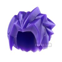 Product shot LEGO Hair - Spiked - Purple