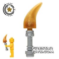 Product shot LEGO - Horn Dagger - Gold