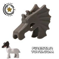 Product shot LEGO - Horse Battle Helmet - Dark Gray