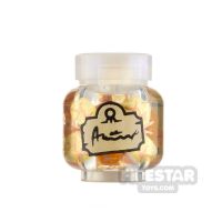 Product shot LEGO Jar Leaves with Script Writing