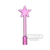 Product shot LEGO - Magic Star Wand - Trans Dark Pink