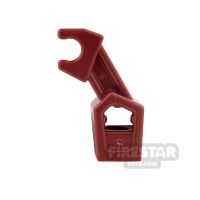 Product shot LEGO Mini Figure Arms - Mechanical Arm - Dark Red