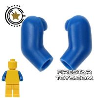 Product shot LEGO Mini Figure Arms - Pair - Blue