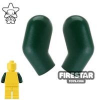Product shot LEGO Mini Figure Arms - Pair - Dark Green