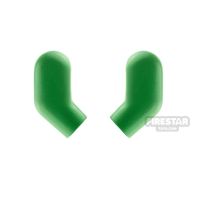 Product shot LEGO Mini Figure Arms - Pair - Green