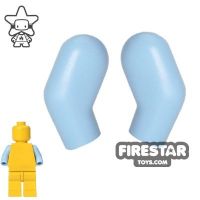 Product shot LEGO Mini Figure Arms - Pair - Medium Blue