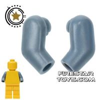 Product shot LEGO Mini Figure Arms - Pair - Sand Blue