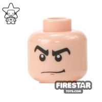 Product shot LEGO Mini Figure Heads - Angry Eyebrows