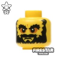 Product shot LEGO Mini Figure Heads - Angry Face