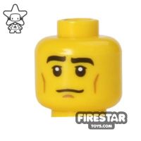 Product shot LEGO Mini Figure Heads - Baseball Fielder