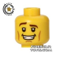 Product shot LEGO Mini Figure Heads - Cheeky Smile