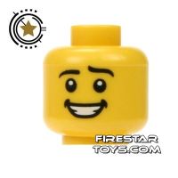 Product shot LEGO Mini Figure Heads - Cheerful Grin