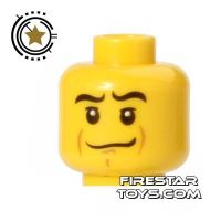 Product shot LEGO Mini Figure Heads - Crooked Smile