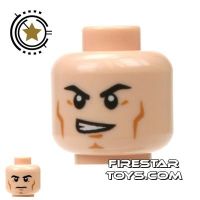 Product shot LEGO Mini Figure Heads - Determined Grin