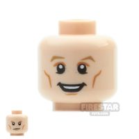 Product shot LEGO Mini Figure Heads - Doctor Who - Open Mouth Smile / Determined