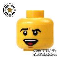 Product shot LEGO Mini Figure Heads - Excited Smile