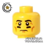Product shot LEGO Mini Figure Heads - Football Player