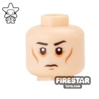 Product shot LEGO Mini Figure Heads - Frown - Sunken Eyes