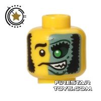 Product shot LEGO Mini Figure Heads - Good and Evil