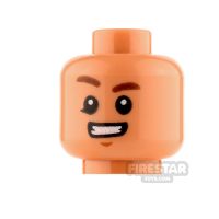 Product shot LEGO Mini Figure Heads - Grin with Chin Dimple