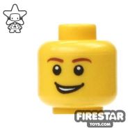 Product shot LEGO Mini Figure Heads - Grin