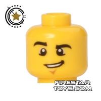Product shot LEGO Minifigure Heads Lopsided Grin