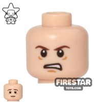 Product shot LEGO Mini Figure Heads - Lord of the Rings - Frodo Angry