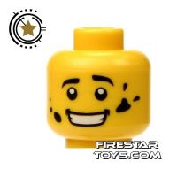 Product shot LEGO Mini Figure Heads - Oil Splatters
