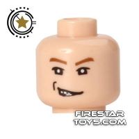 Product shot LEGO Mini Figure Heads - Open Mouth Smirk