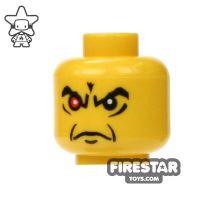 Product shot LEGO Mini Figure Heads - Red Eye