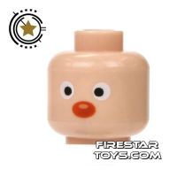 Product shot LEGO Mini Figure Heads - Red Nose