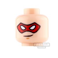 Product shot LEGO Mini Figure Heads - Robin - Red Mask