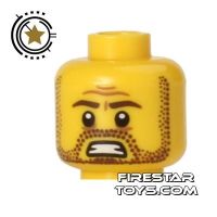 Product shot LEGO Mini Figure Heads - Roman Commander