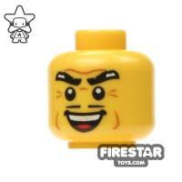 Product shot LEGO Minifigure Head Sinister Smile