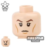 Product shot LEGO Mini Figure Heads - Solemn - Sandman