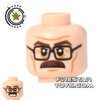 Product shot LEGO Mini Figure Heads - Square Glasses