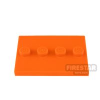 Product shot LEGO - Mini Figure Stand - Orange