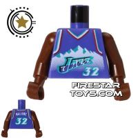 Product shot LEGO Mini Figure Torso - NBA Utah Jazz - Player 32