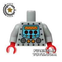 Product shot LEGO Mini Figure Torso - Robot