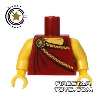 Product shot LEGO Mini Figure Torso - Roman Emperor Toga