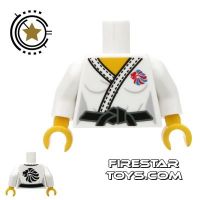 Product shot LEGO Mini Figure Torso - Team GB Judo Outfit