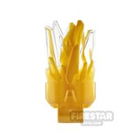 Product shot LEGO Minifigure Accessory Energy Burst Wide Clip Marbled Trans Clear