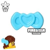 Product shot LEGO Minifigure Hair Accessory Heart Bow