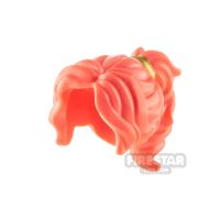 Product shot LEGO Minifigure Hair High Wavy Ponytail with Band