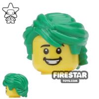 Product shot LEGO Minifigure Hair Mid Length Swept Back