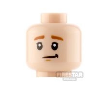 Product shot LEGO Minifigure Heads Lopsided Smile and Worried