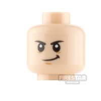 Product shot LEGO Minifigure Heads Lopsided Smirk and Worried
