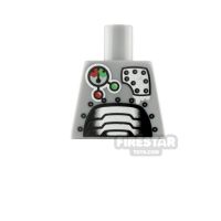 Product shot LEGO Minifigure Torso Robot with Panels and Gauges No Arms