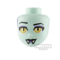 Product shot LEGO Movie Minifigure Heads Yellow Eyes and Fangs