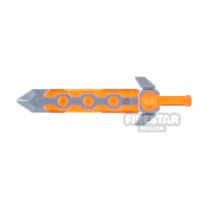 Product shot LEGO - Nexo Long Sword - Trans Neon Orange